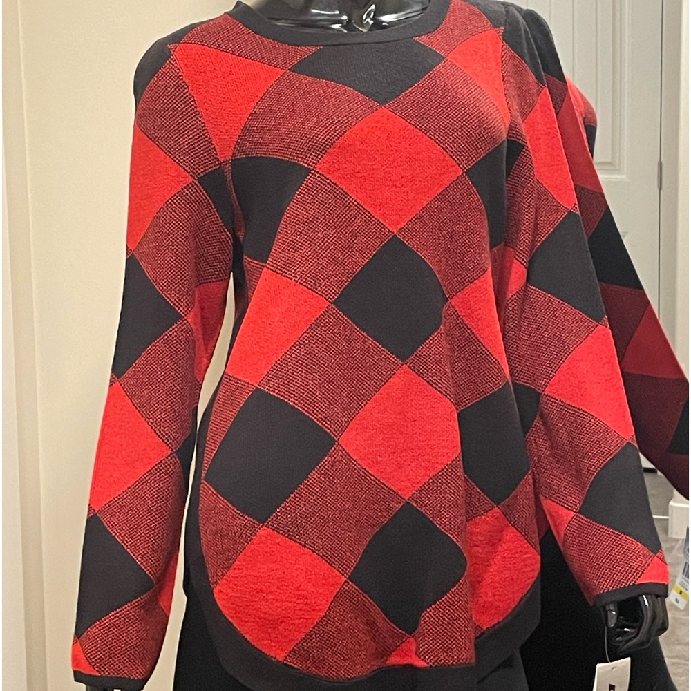Aria plaid med sweater